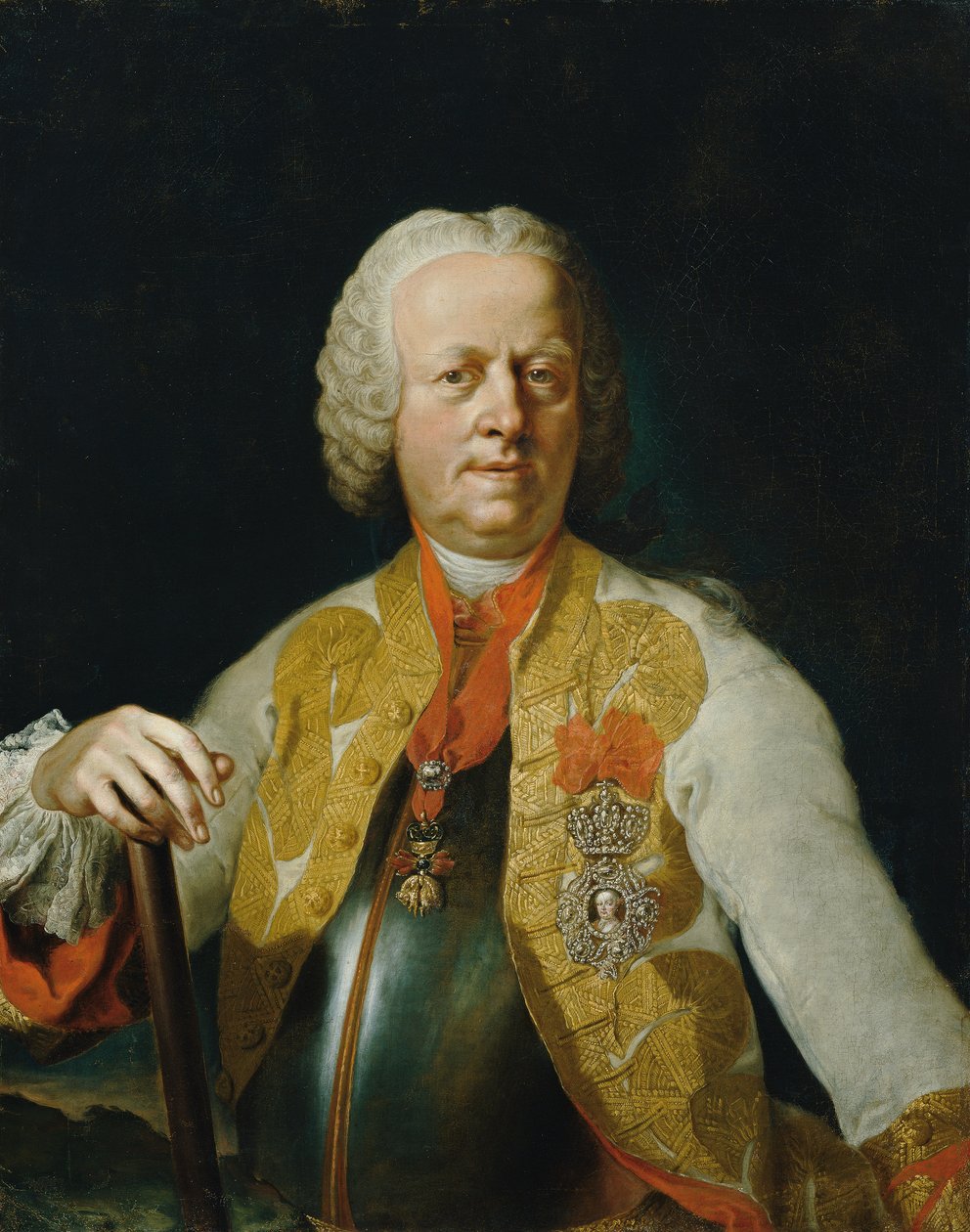 Feldmarschall Karl Josef Fürst Batthyány af Franz Anton Palko