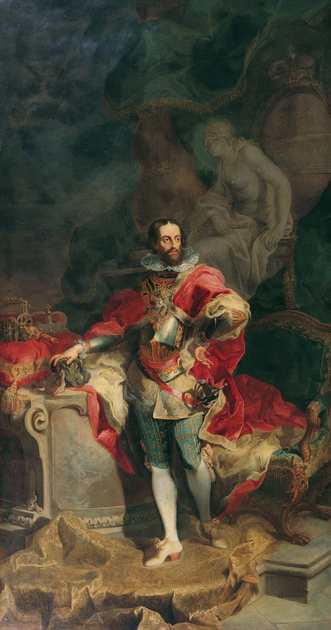 Portræt af kejser Ferdinand I 1503-1564, ca 1760. af Franz Anton Palko