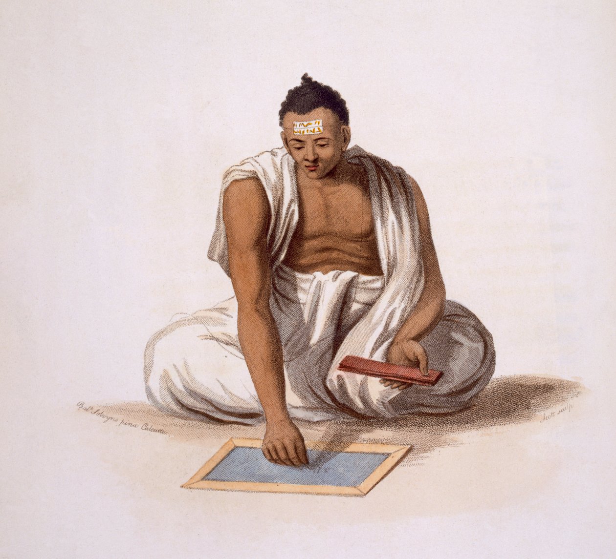 En dyback, eller astrolog, 1804. af Franz Balthazar Solvyns