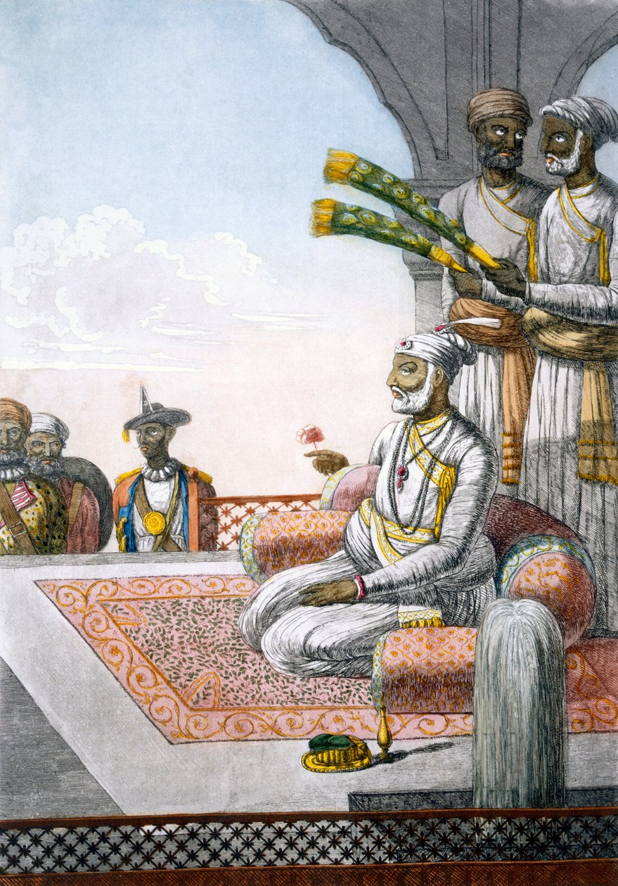 En Rahjah med ledsagere, fra 