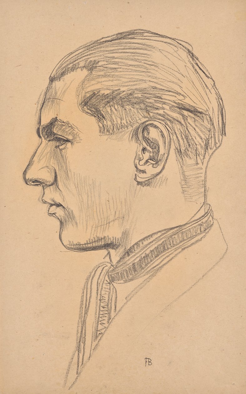 Portræt af Franz Barwig den Yngre af Franz Barwig d. Ä.