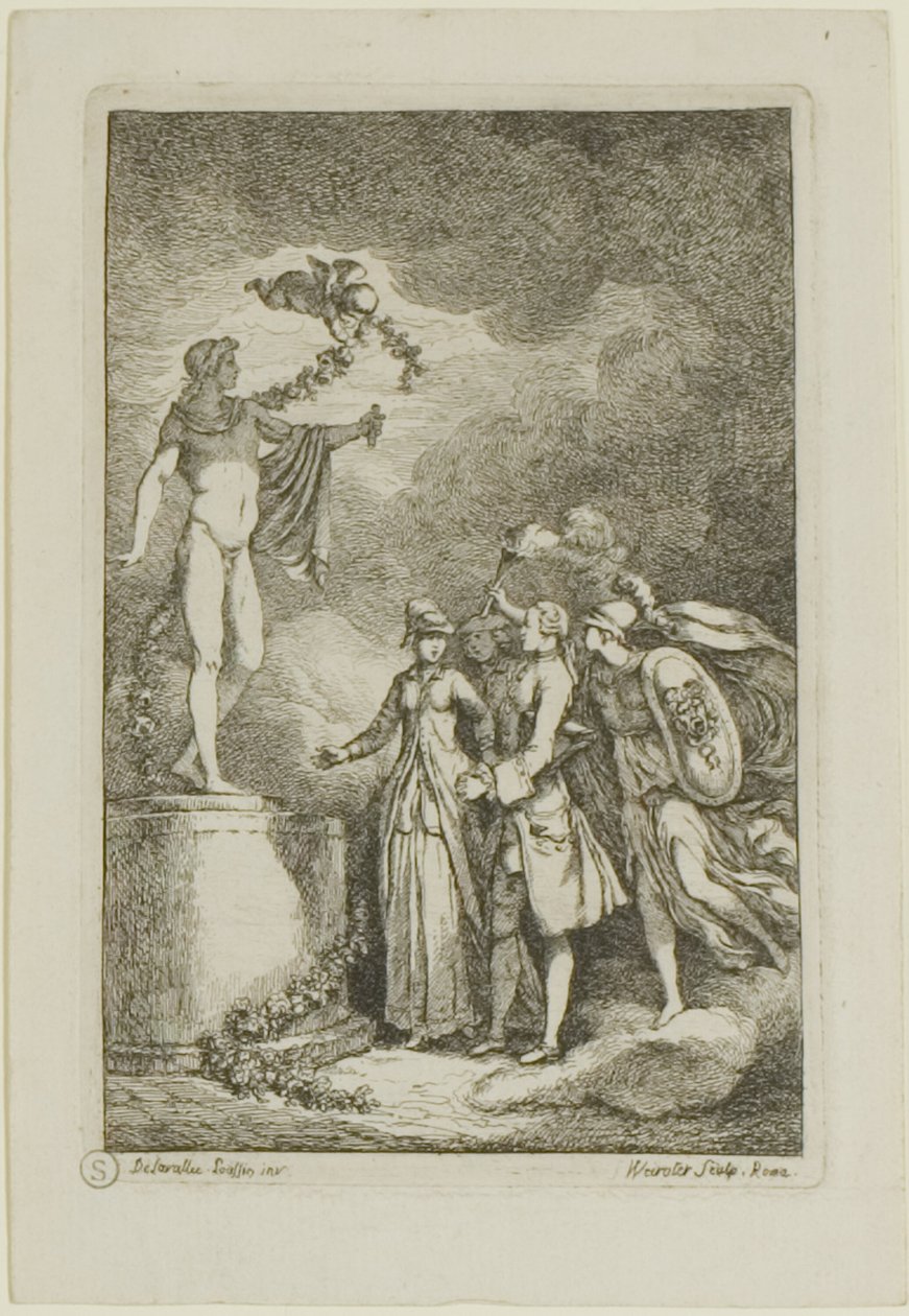Tallerken fra, In the Coming af Franz Edmund Weirotter