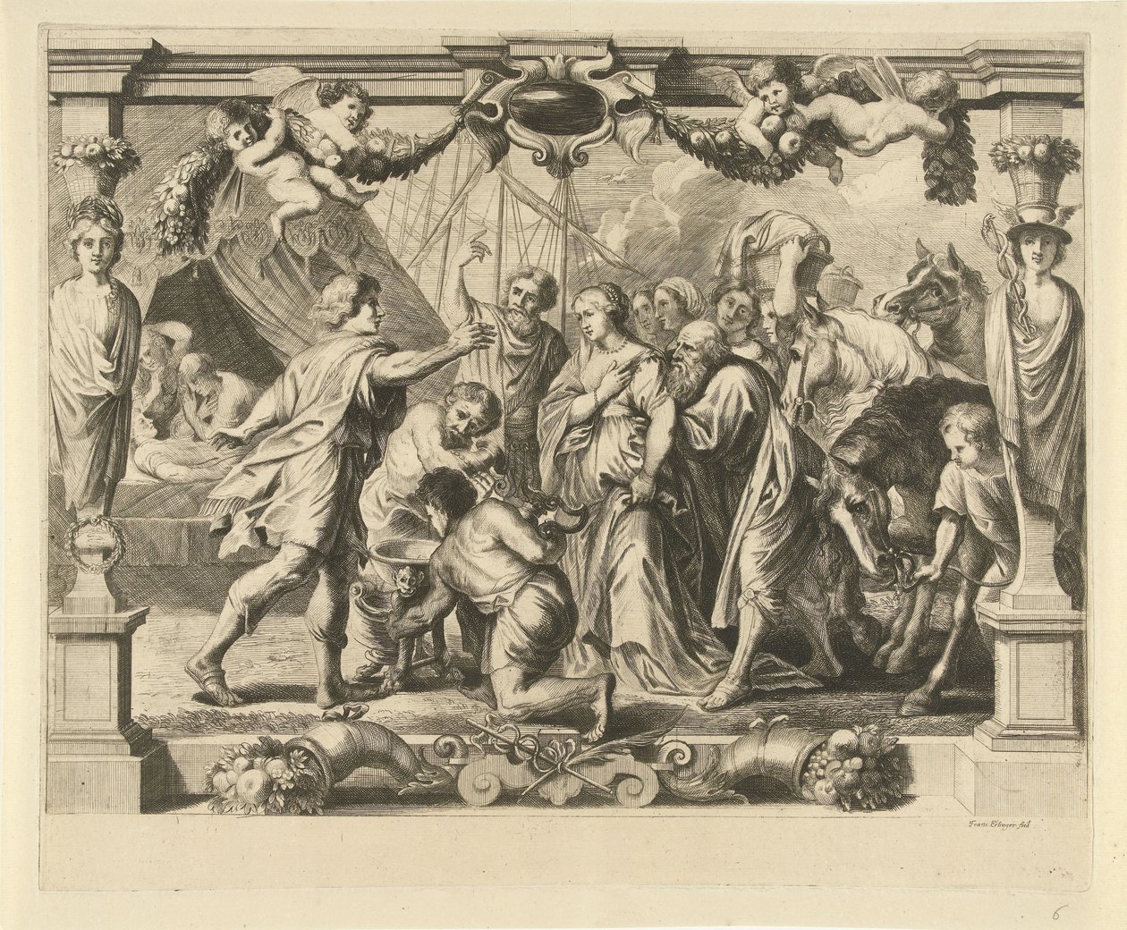 Achilleus og Polyxena Samtalen mellem Achilleus og Polyxena Historien om Achilleus (serietitel) af Franz Ertinger