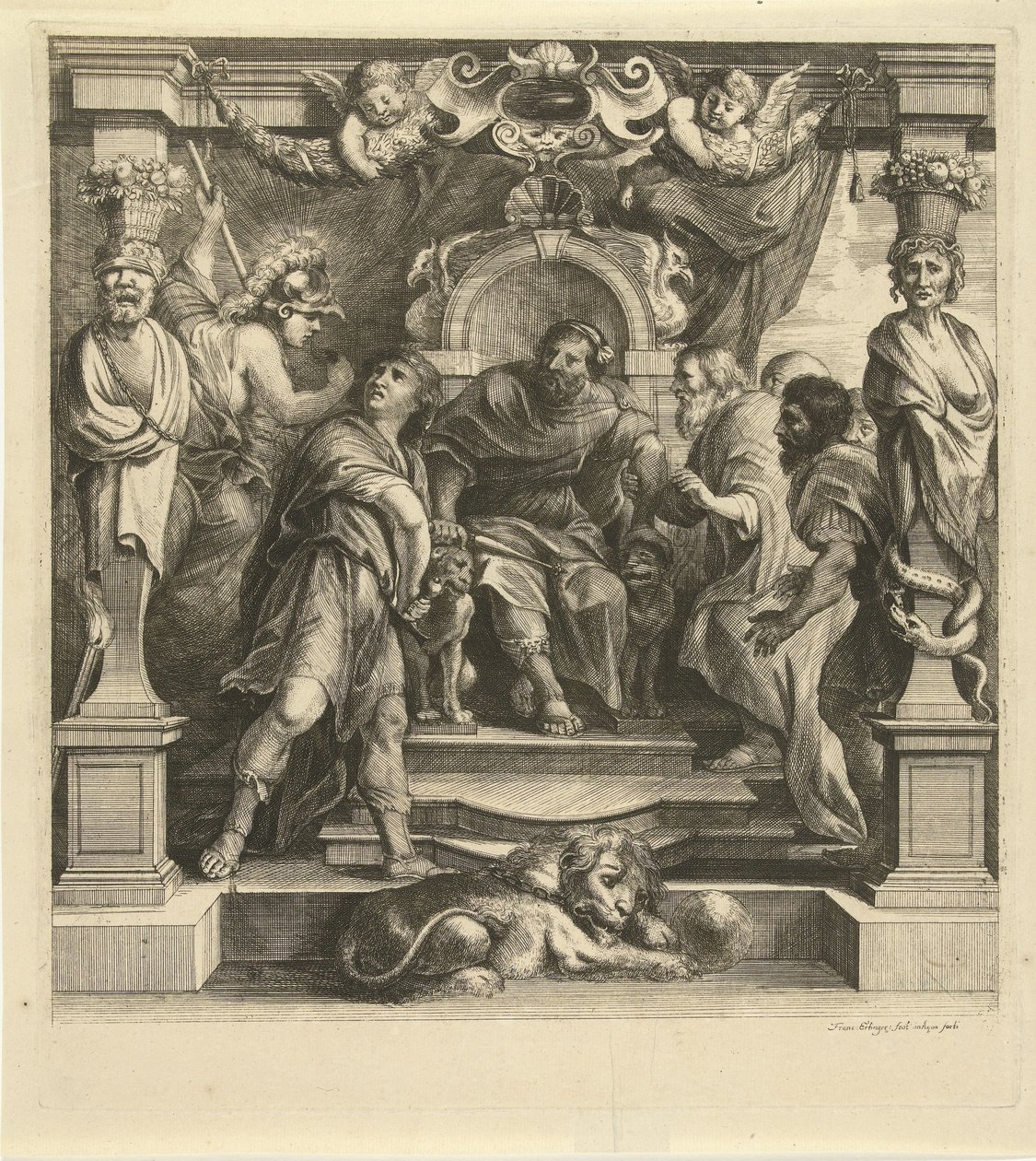 Twist of Achilles med Agamemnon Historien om Achilleus (serietitel) af Franz Ertinger