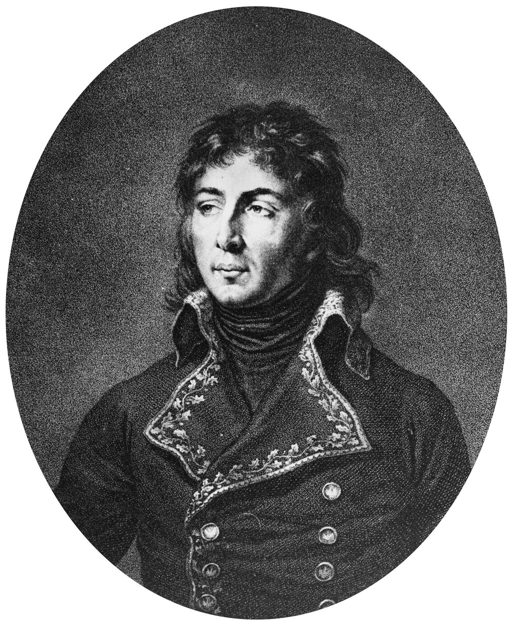 Louis Charles Antoine Desaix aka Desaix de Veygoux (1768-1800) fransk general (stik) af Franz Gabriel (1723 1807) Fiesinger