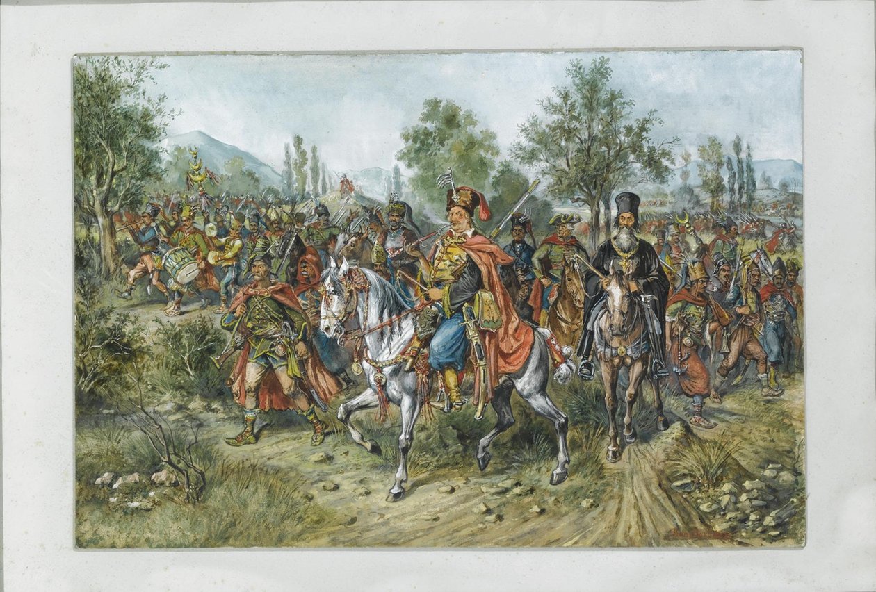 Franz Freiherr von der Trenck og hans regiment, 1903 af Franz Gaul