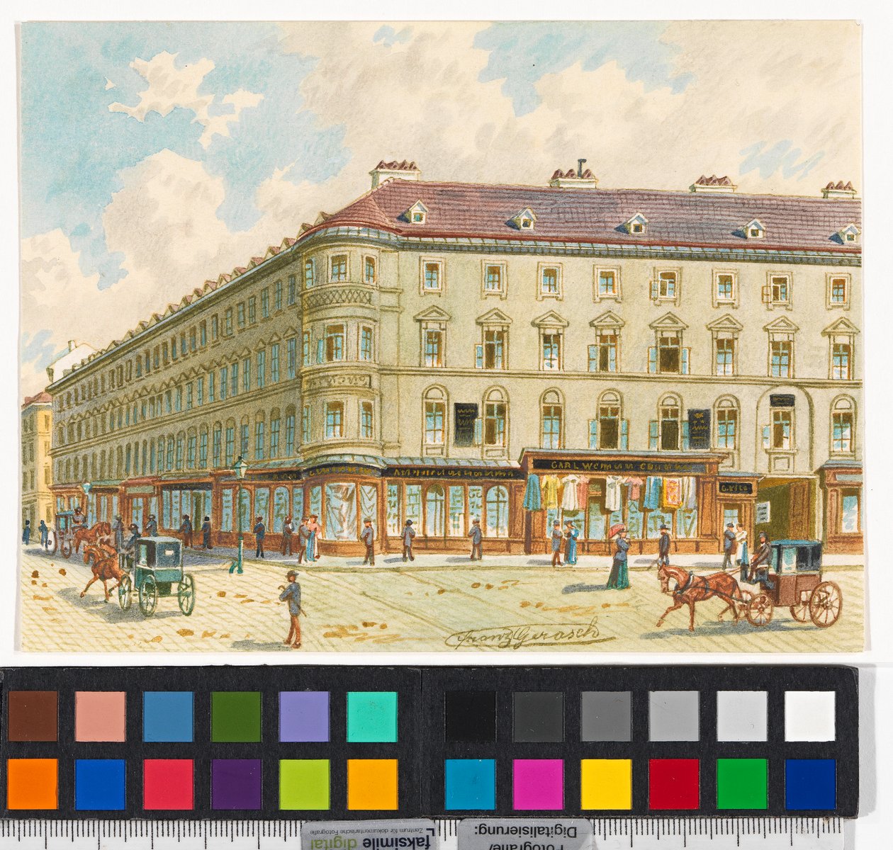 2., Taborstraße 15 – Johann Strauss den ældres bolig, af Franz Gerasch