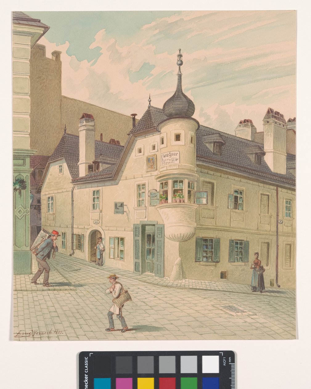 7., Faßziehergasse 2 / Gardegasse 3 – Fasszieherhaus af Franz Gerasch
