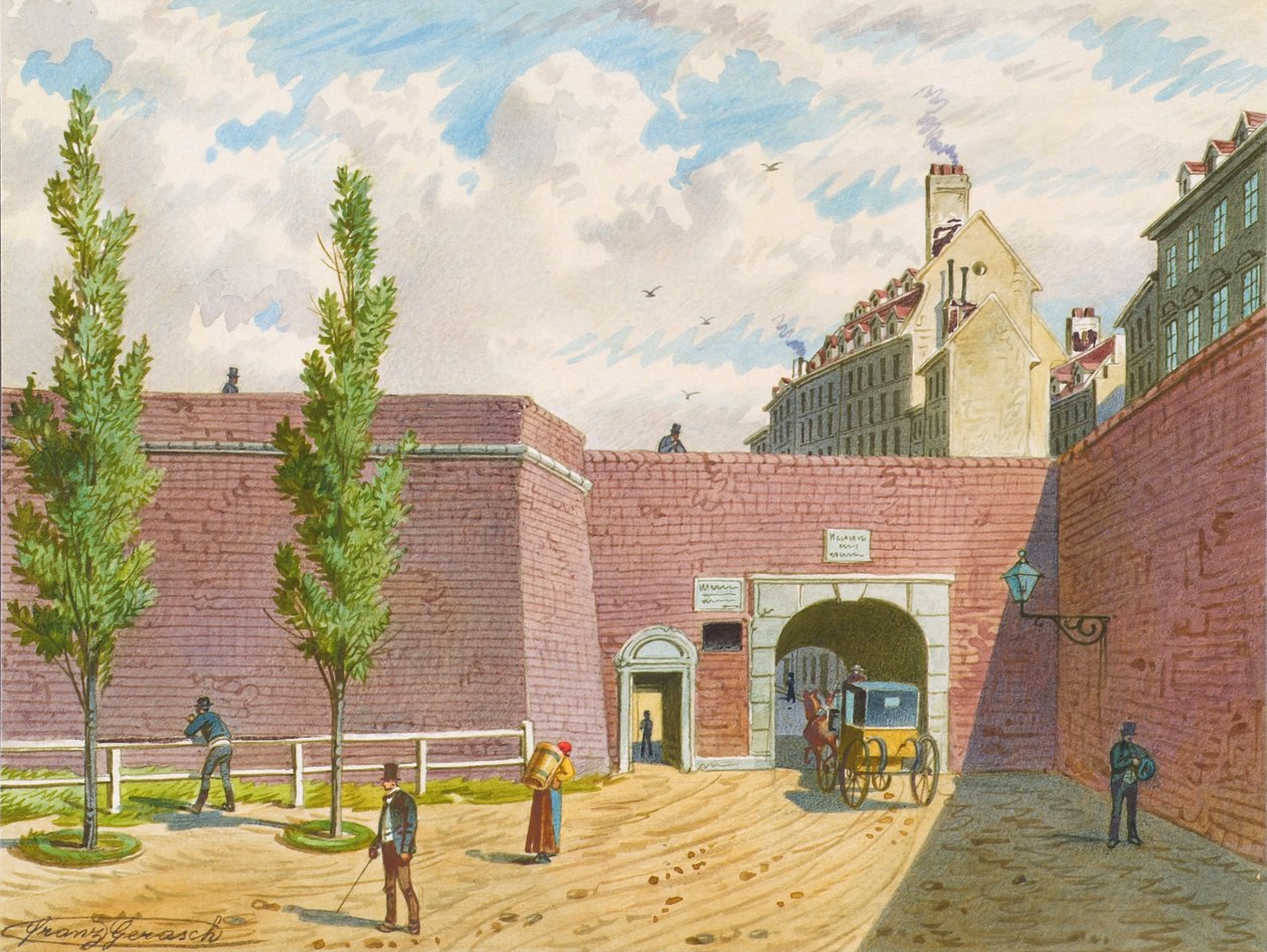Fischertor i Wien af Franz Gerasch