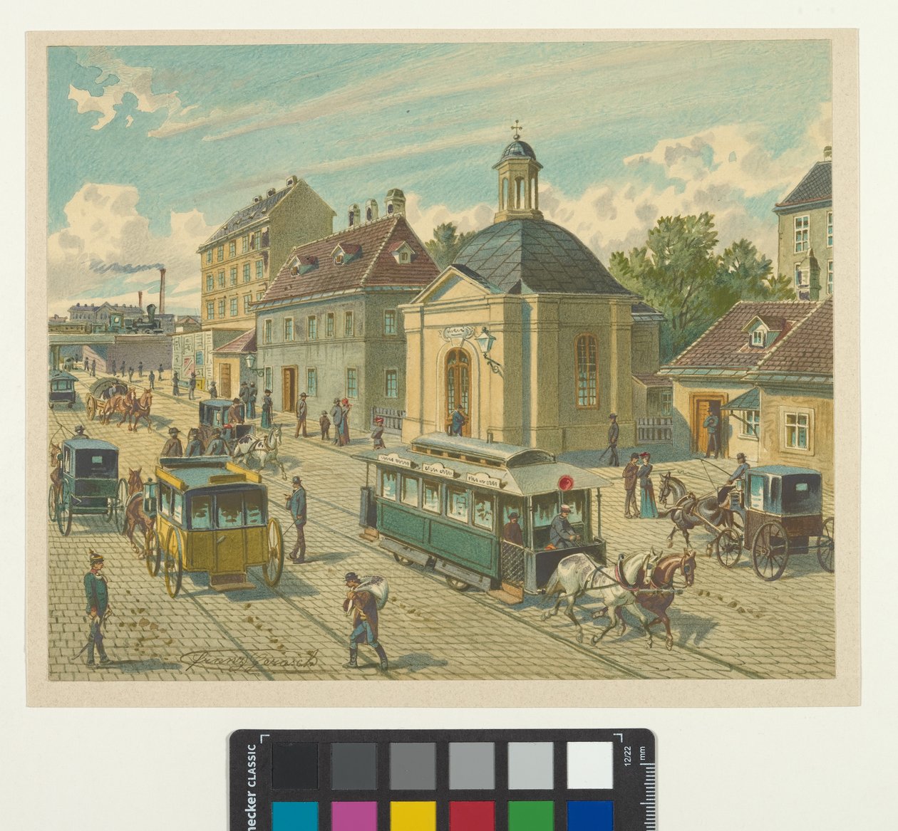 Favoritens linjekapel af Franz Gerasch