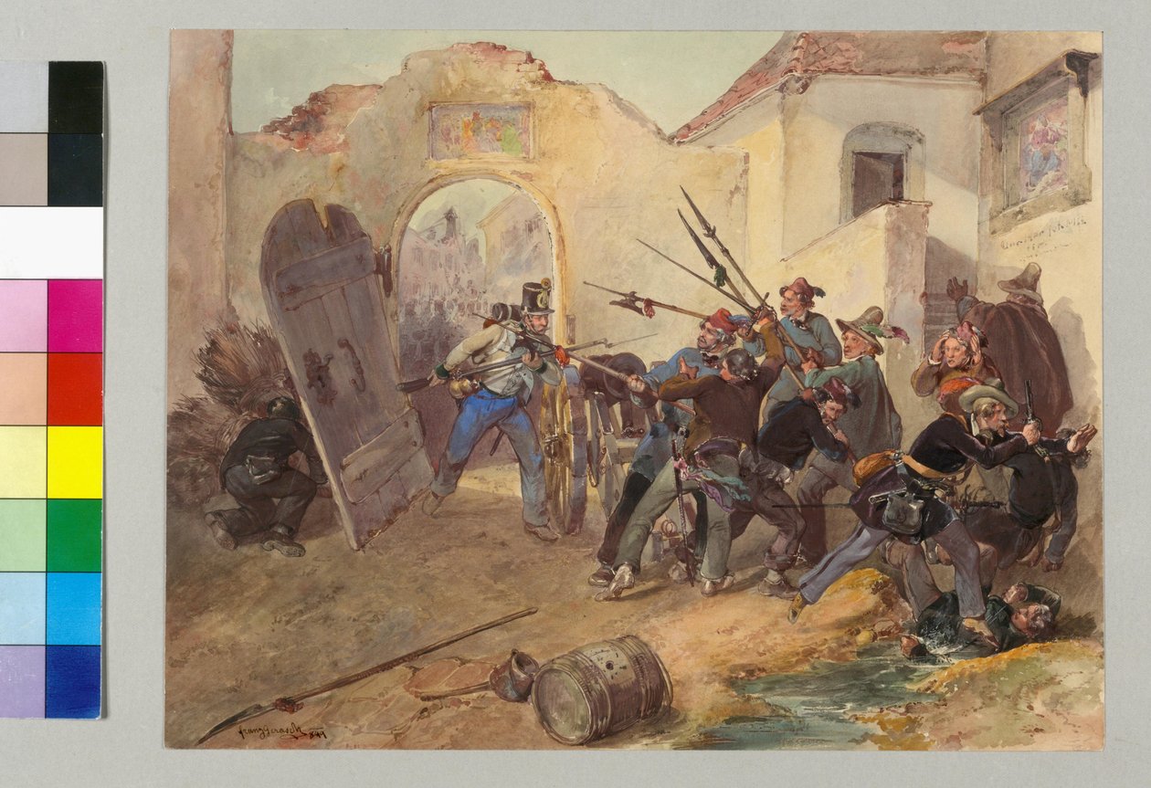 Italien 1848 af Franz Gerasch