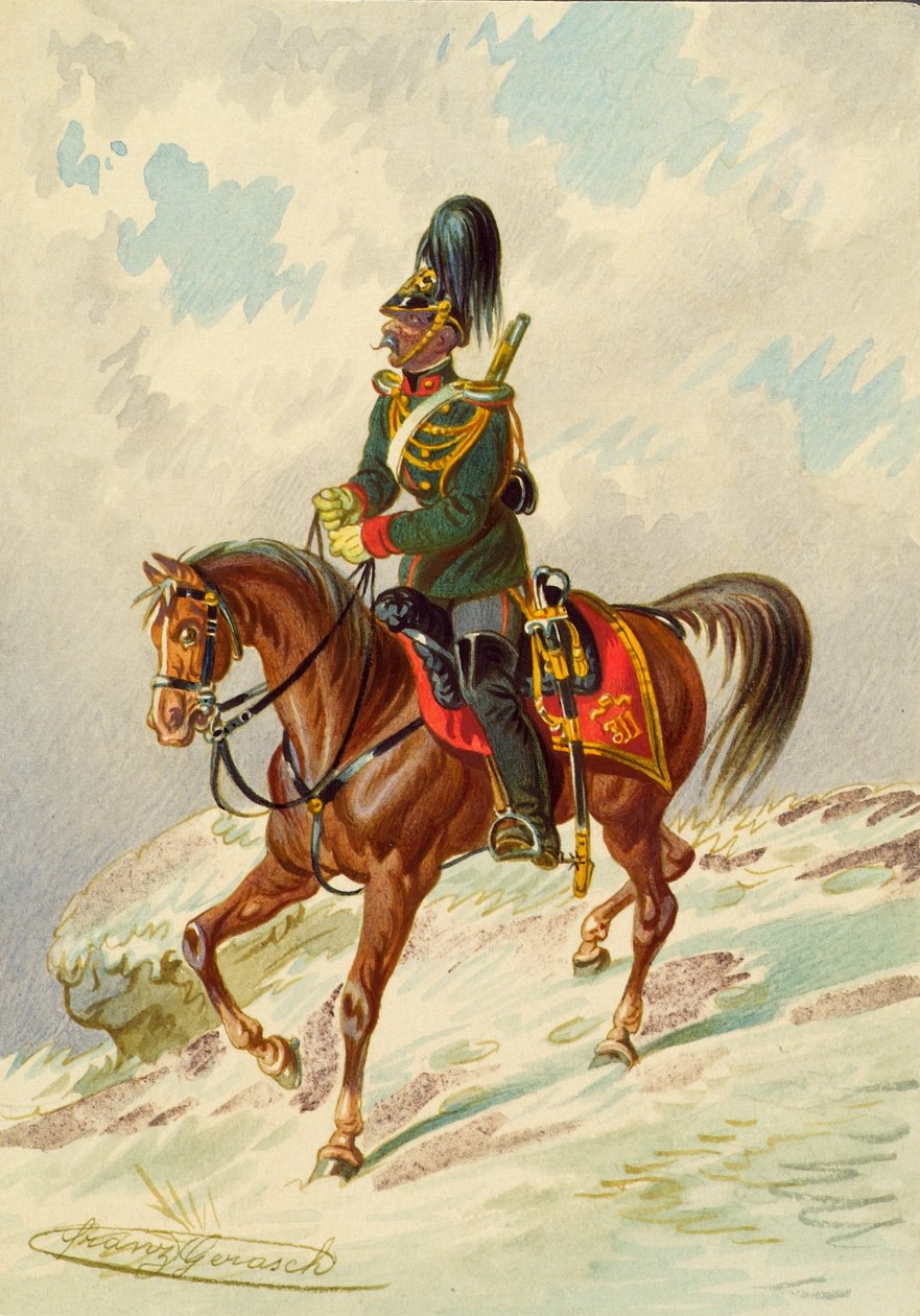 soldat til hest af Franz Gerasch