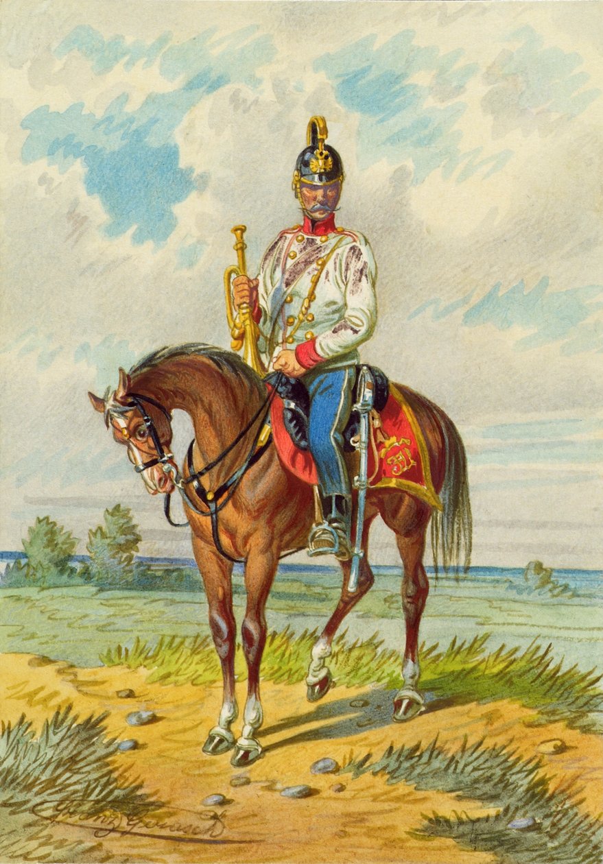 soldat til hest af Franz Gerasch