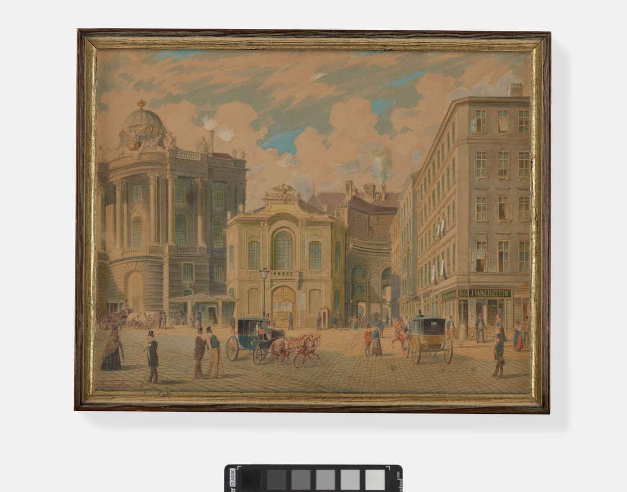 Det gamle Burgtheater, Wien, 1850