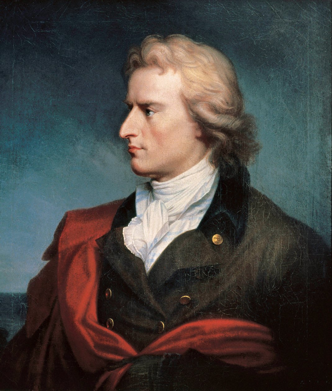 Portræt af Friedrich Schiller (1759-1805) af Franz Gerhard von Kugelgen