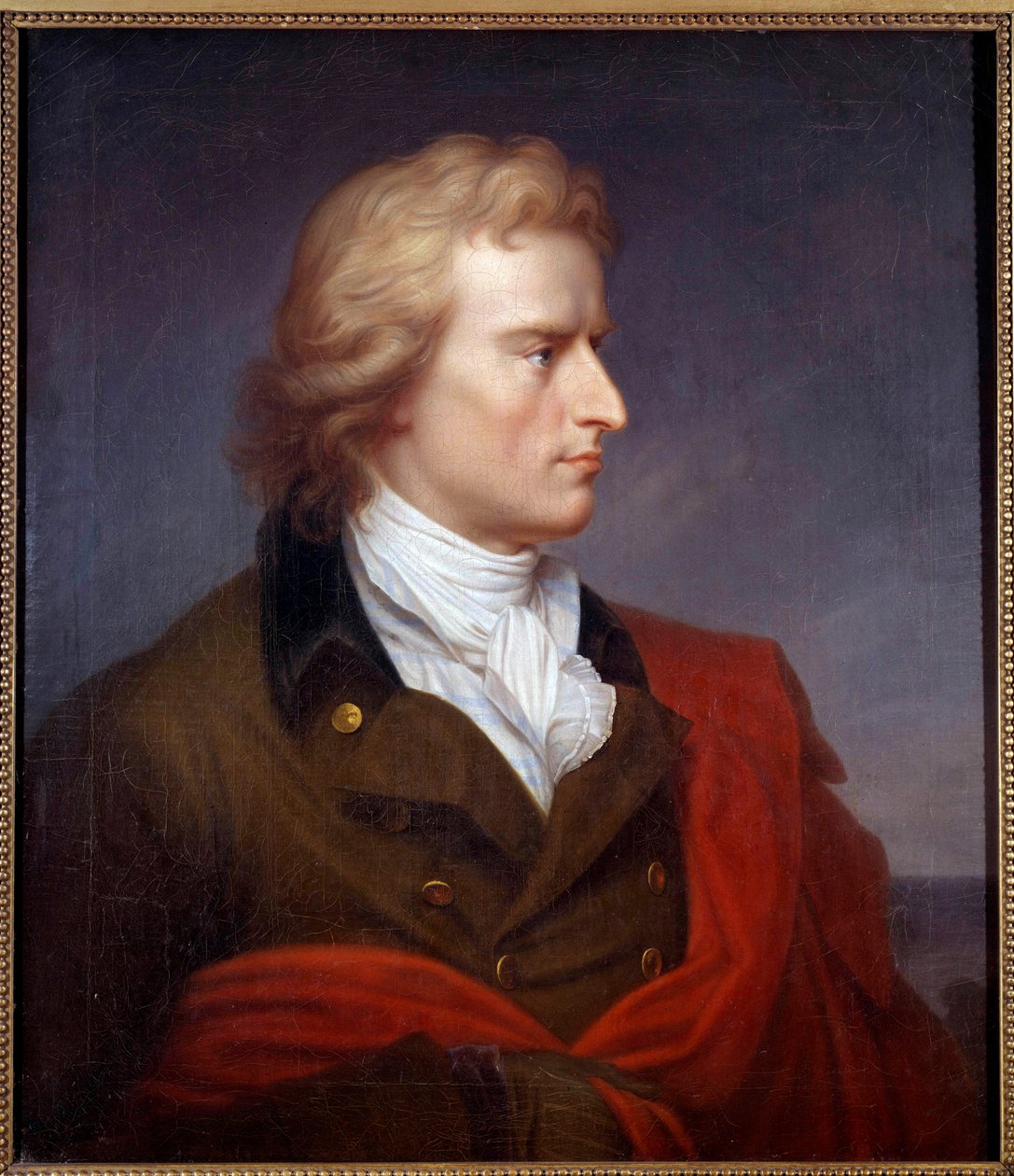 Portræt af Friedrich Schiller af Franz Gerhard von Kugelgen