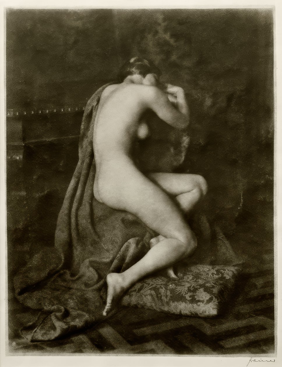 Kvinde nøgen, ca.1925 af Franz Grainer