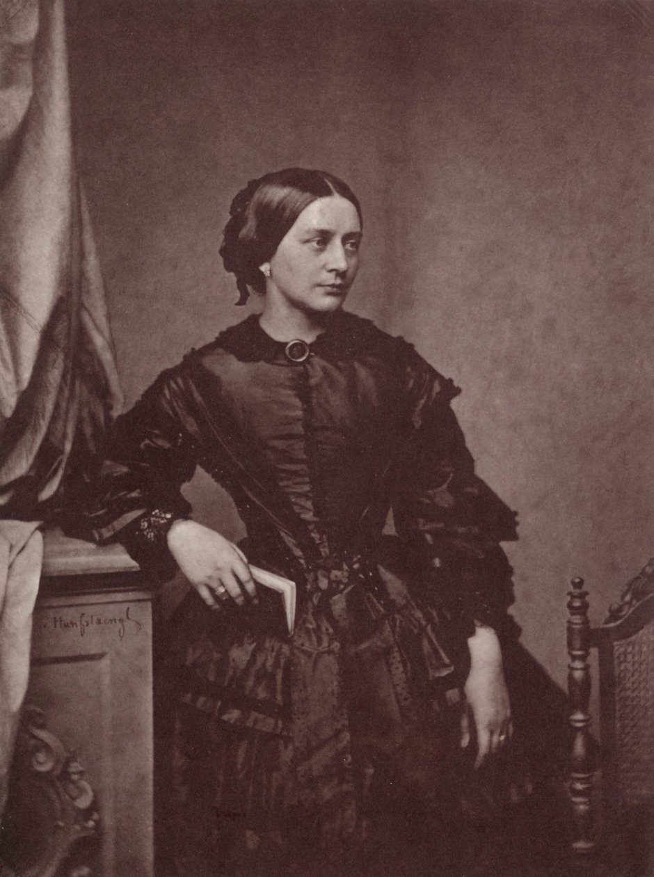 Clara Schumann, tysk pianist og komponist, 1800-tallet af Franz Hanfstaengl