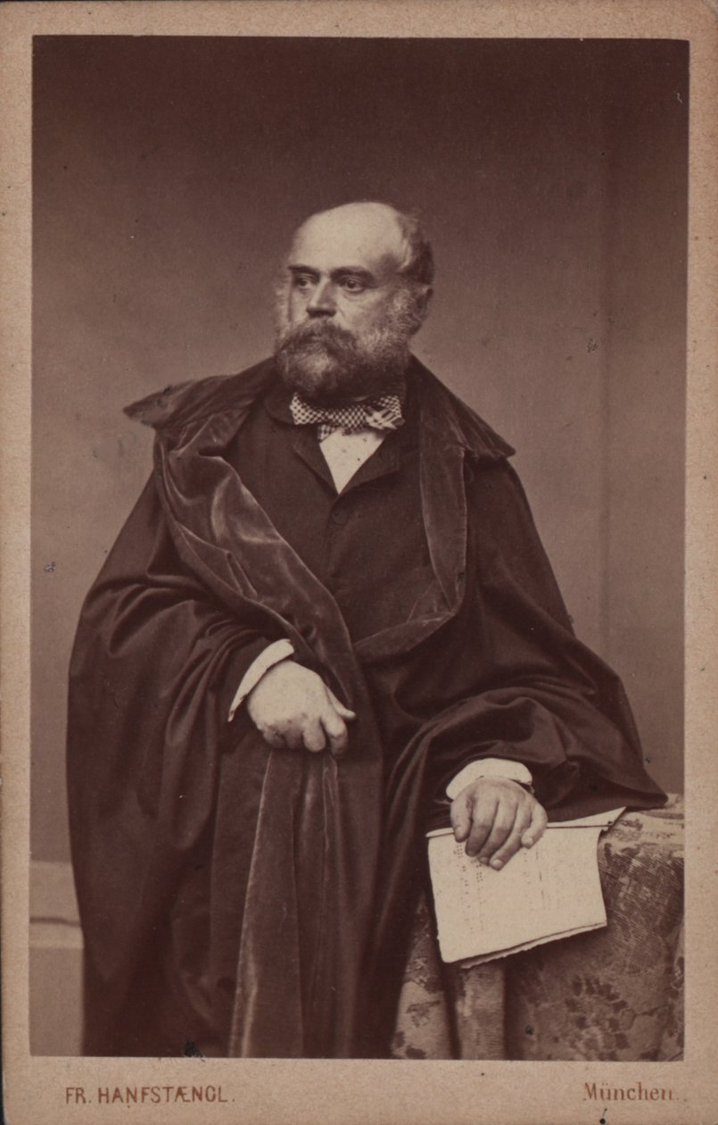 Portræt af pianist og komponist Adolph von Henselt 1814-1889, ca 1860. af Franz Hanfstaengl