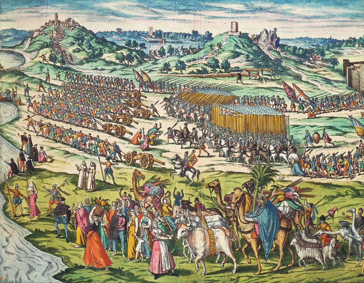 Erobring af Tunis af Charles V af Franz Hogenberg