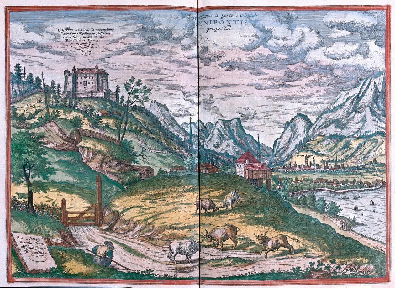 Innsbruck, Østrig (gravering af Franz Hogenberg