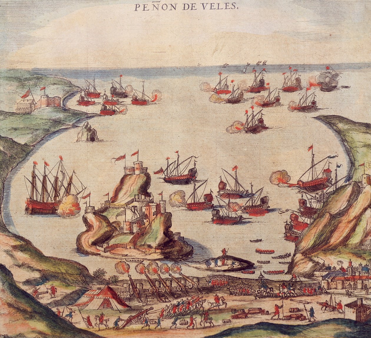 Den osmanniske korsar Khayr al-Din Barbarossa mod Charles V