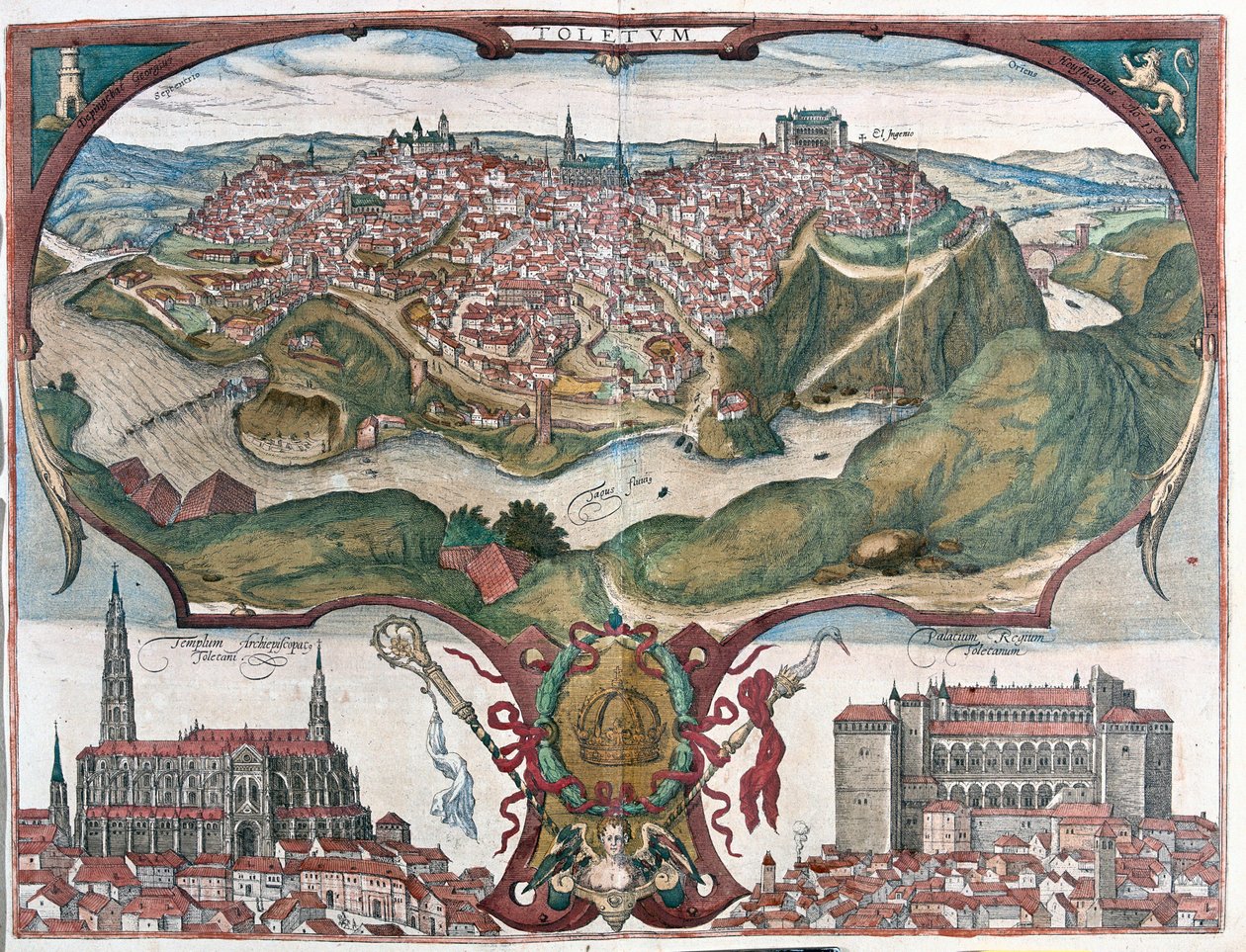 Toledo, Spanien af Franz Hogenberg