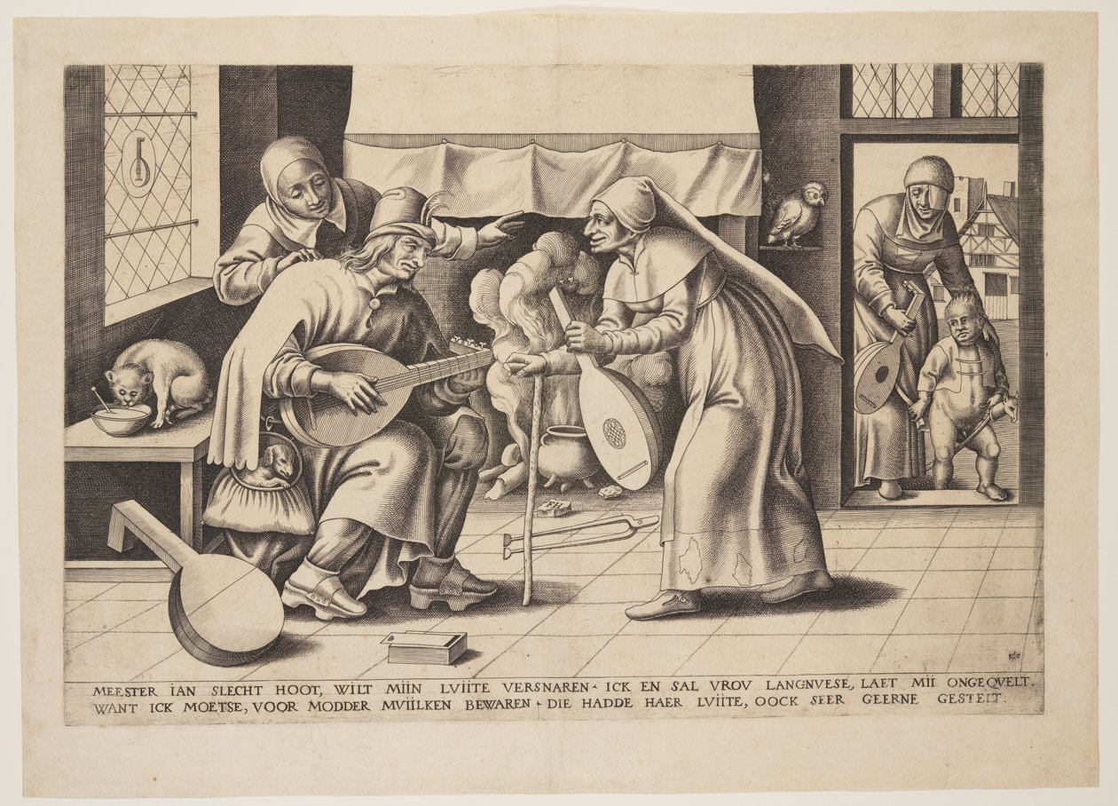 Master John Blockhead (lutmageren) af Franz Huys