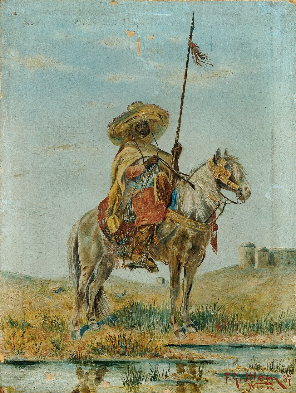 Mexicanere til hest af Franz Josef Georg Illem