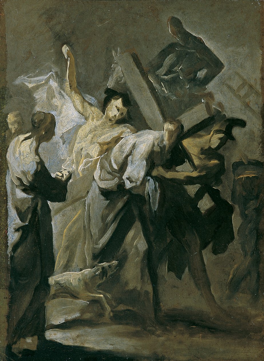 Kristus bærer korset af Franz Joseph Spiegler