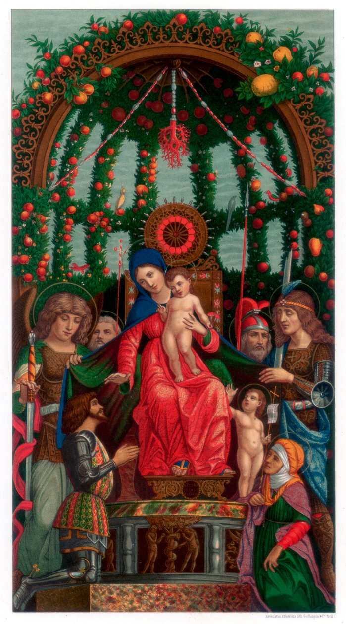 Madonna af Sejren, 1496 1870 af Franz Kellerhoven