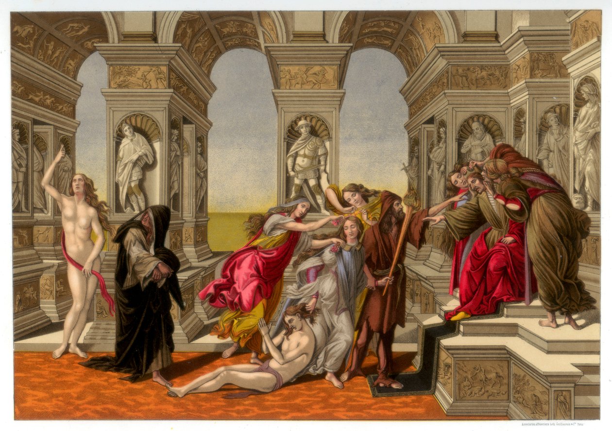 Calumny of Apelles, 1494-1495 1870 af Franz Kellerhoven