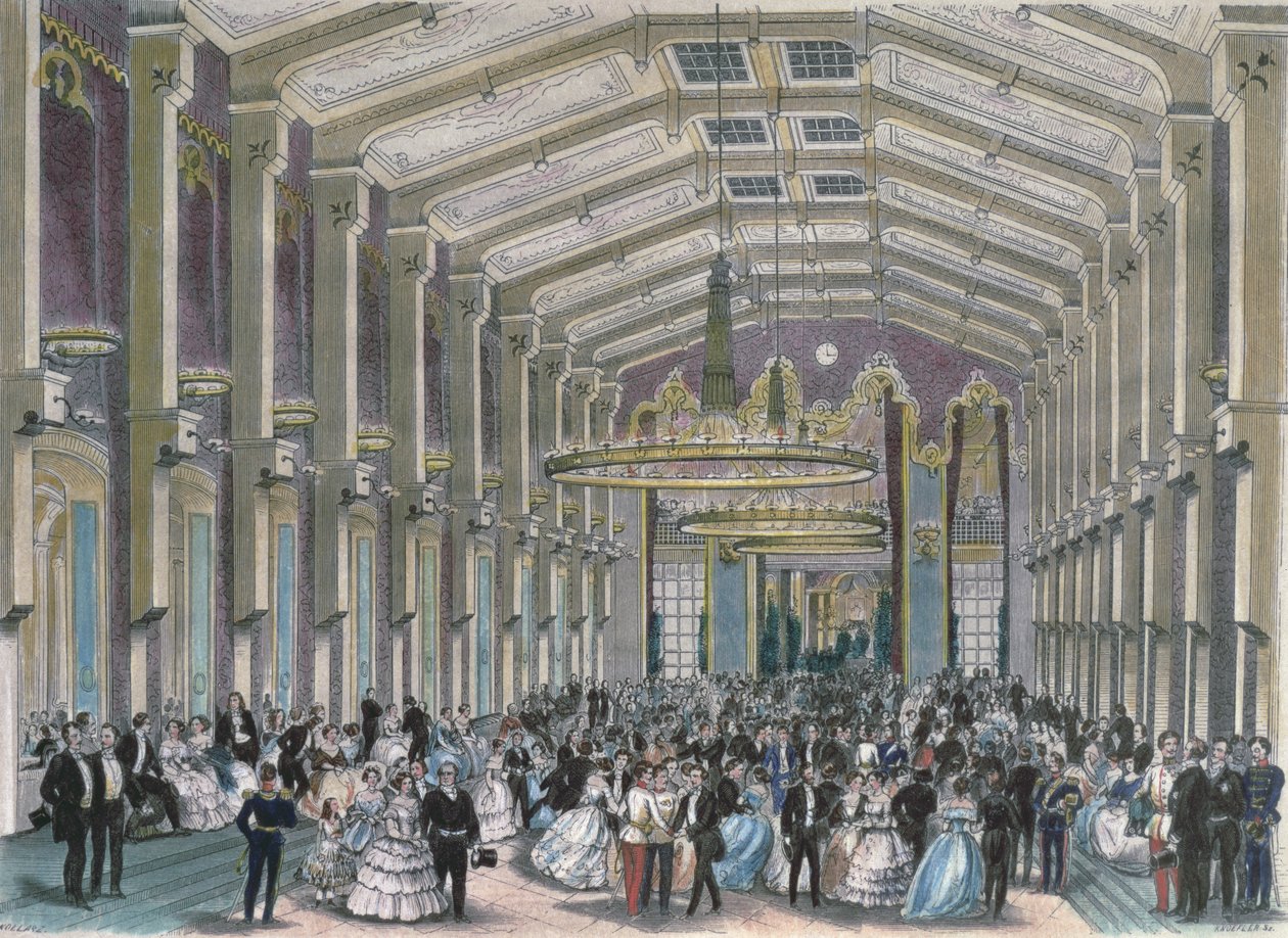 Sophien-Bad-Saal, et banebal i Hofburg Palace, Wien af Franz Kollarz