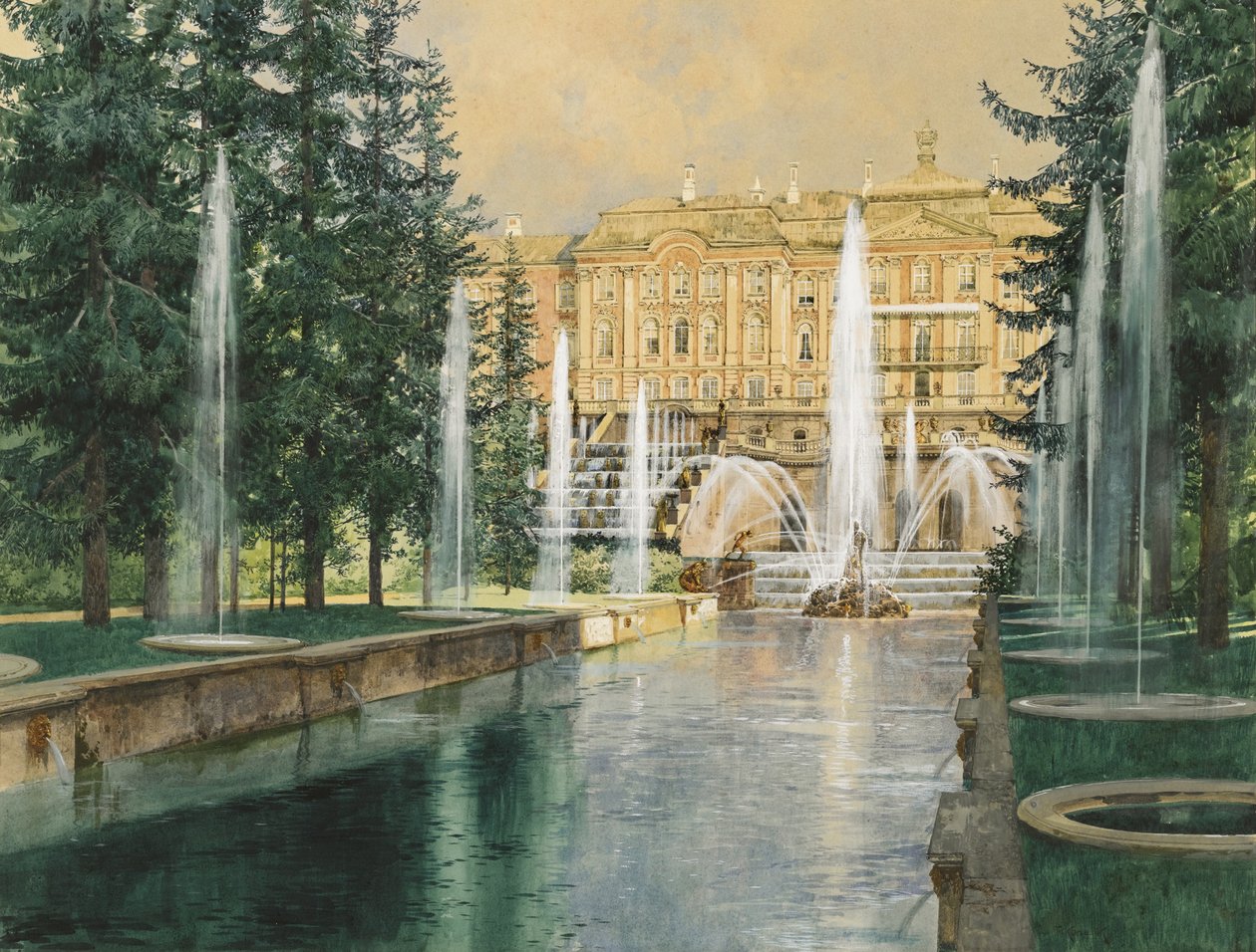Peterhof, 1898 af Franz Kopallik