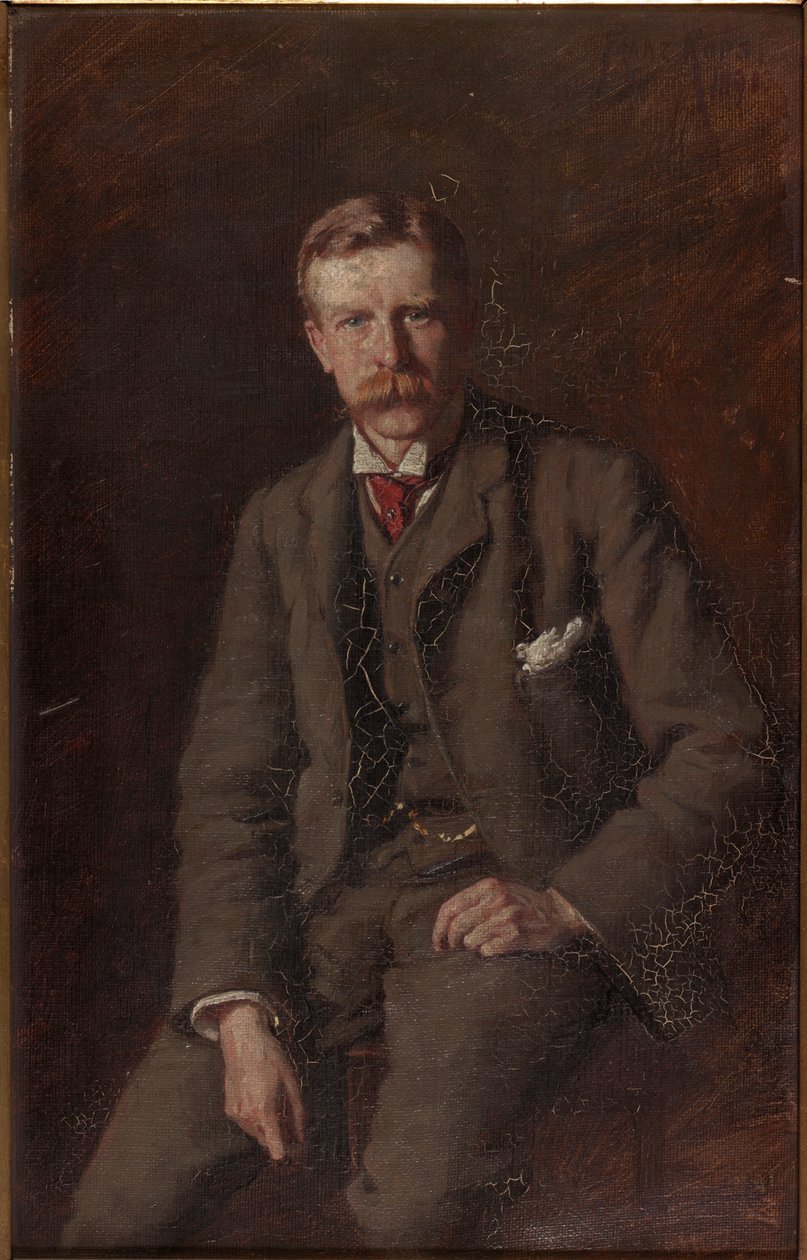 Portræt af Henry Straker, 1890 af Franz Kops
