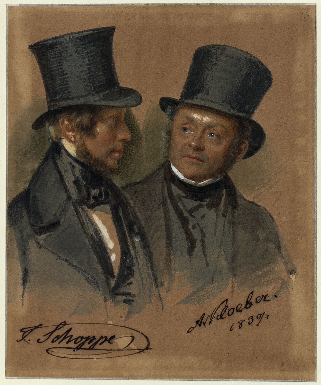 August v. Kloeber, Julius Schoppe af Franz Krüger