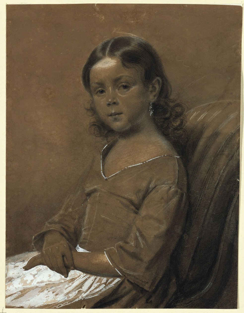Auguste Taglioni som barn af Franz Krüger