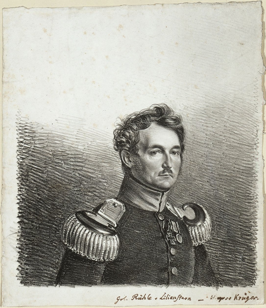 Greve Rühle von Lilienstern af Franz Krüger