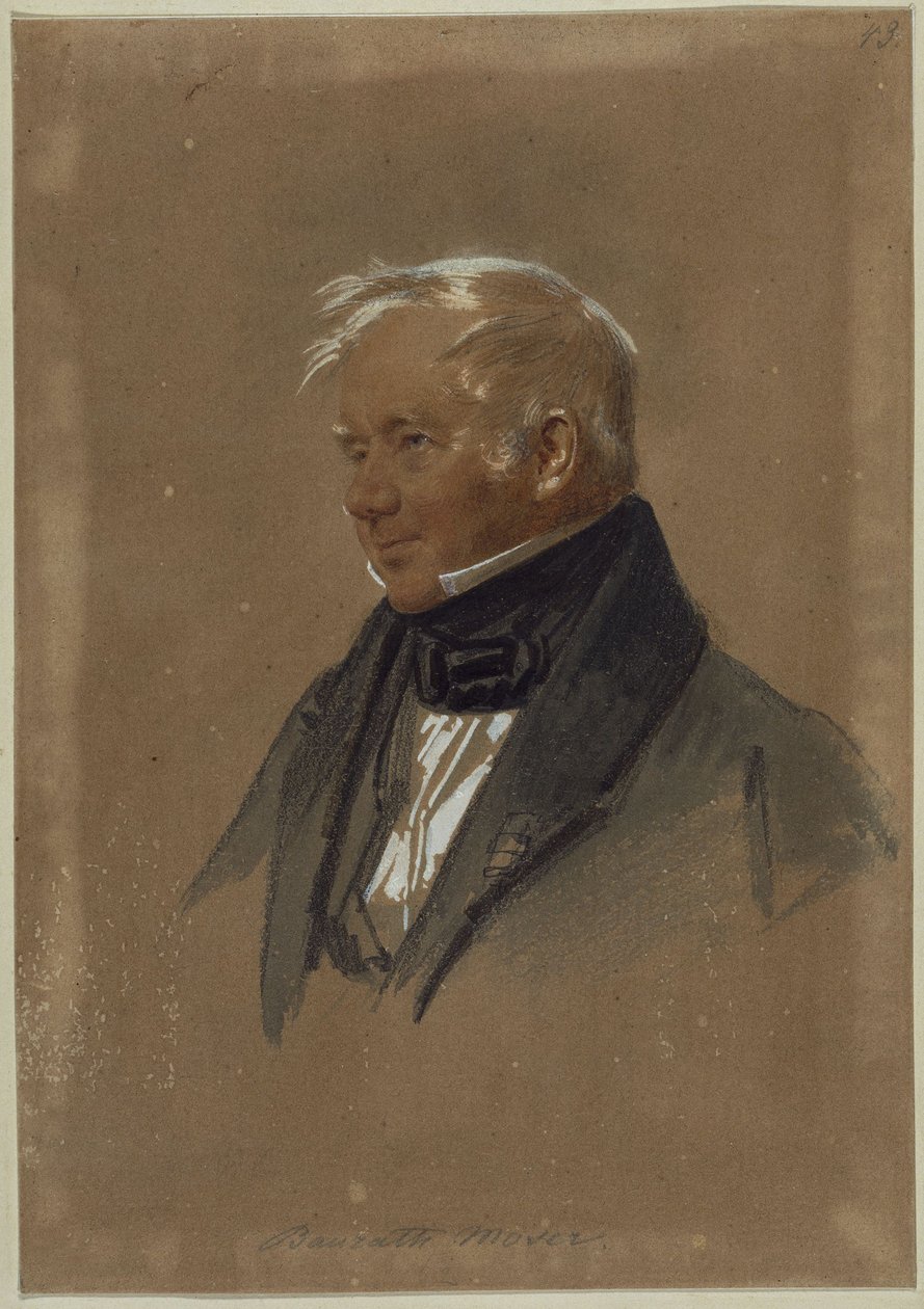 J. C. F. Moser af Franz Krüger