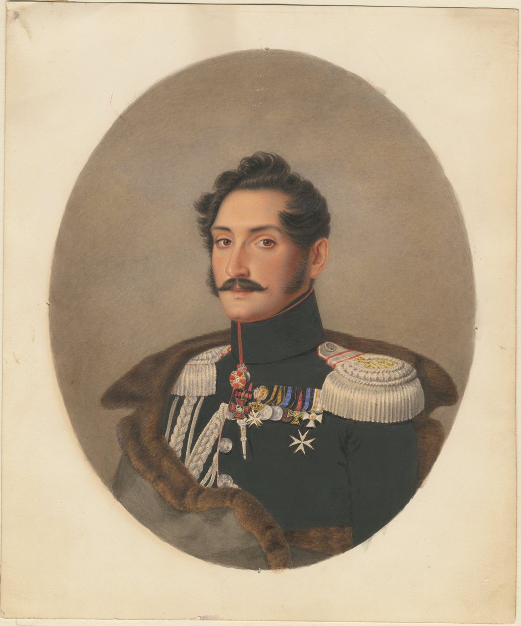 Portræt af grev Alexey Fyodorovich Orlov 1787-1862 af Franz Krüger