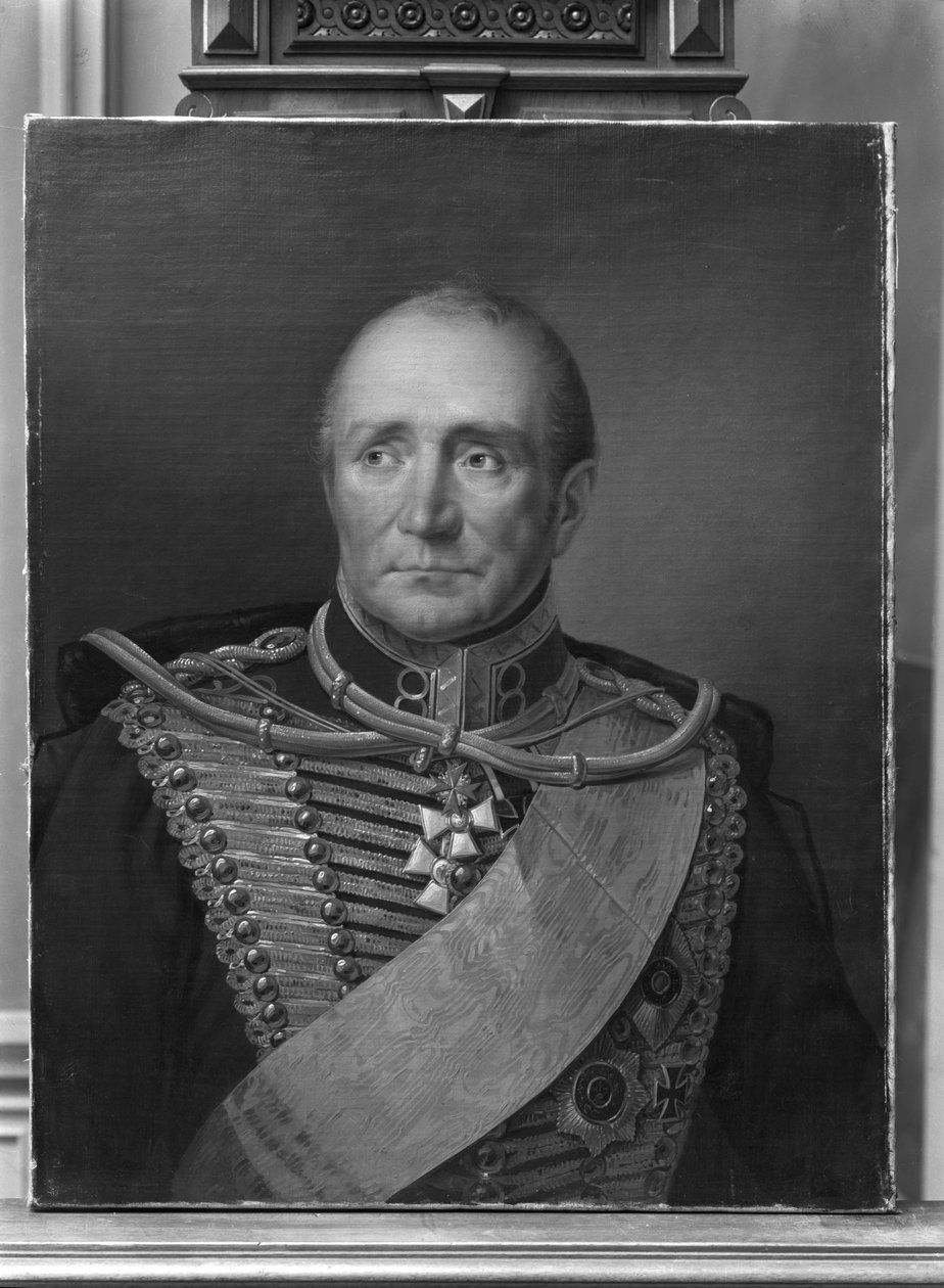 Portræt af general von Zieten af Franz Krüger