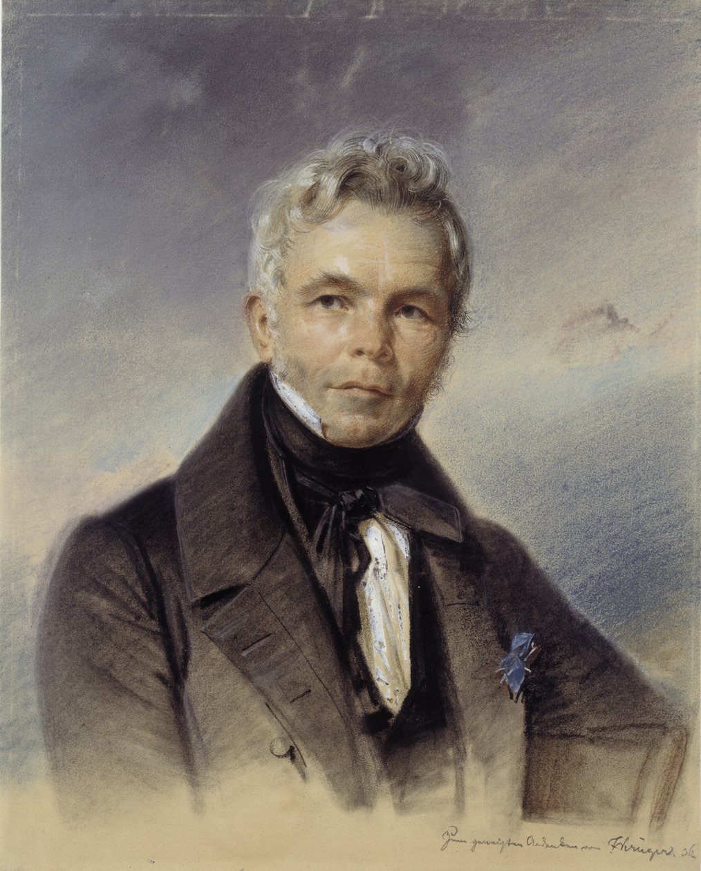 Portræt af Karl Friedrich Schinkel, 1836 af Franz Krüger