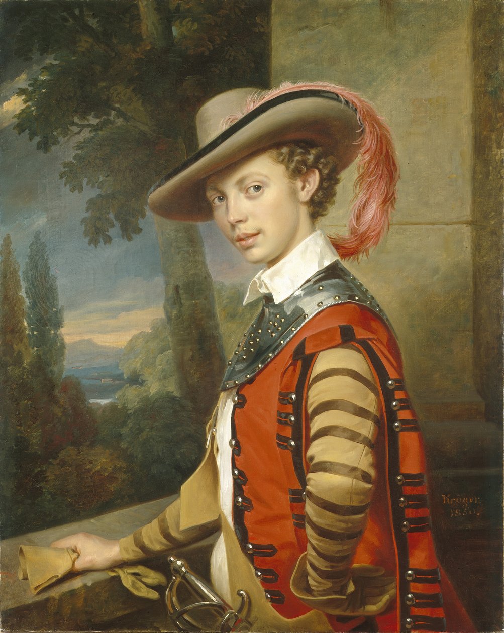Portræt af Prins Nikolai Saltykov i fancy kjole, 1850 af Franz Krüger