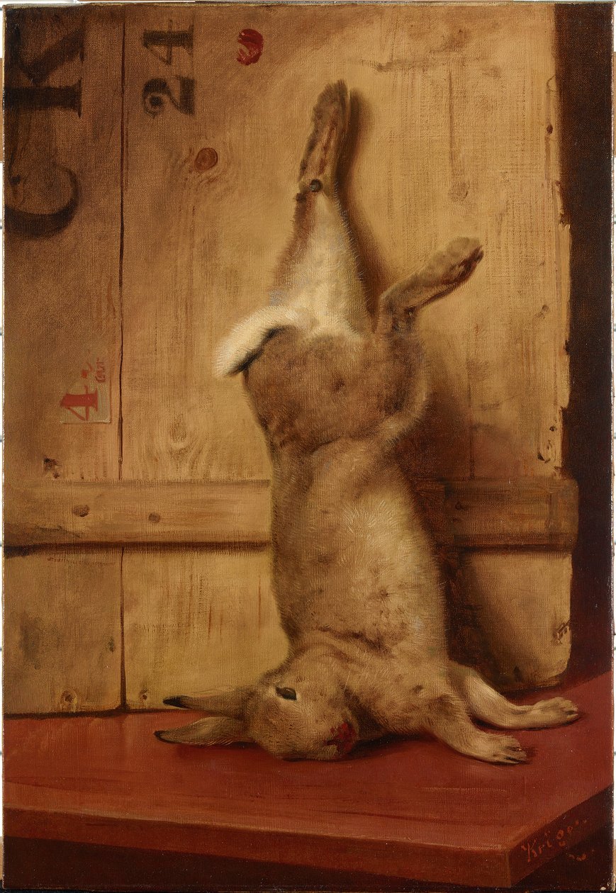 Død kanin af Franz Krüger