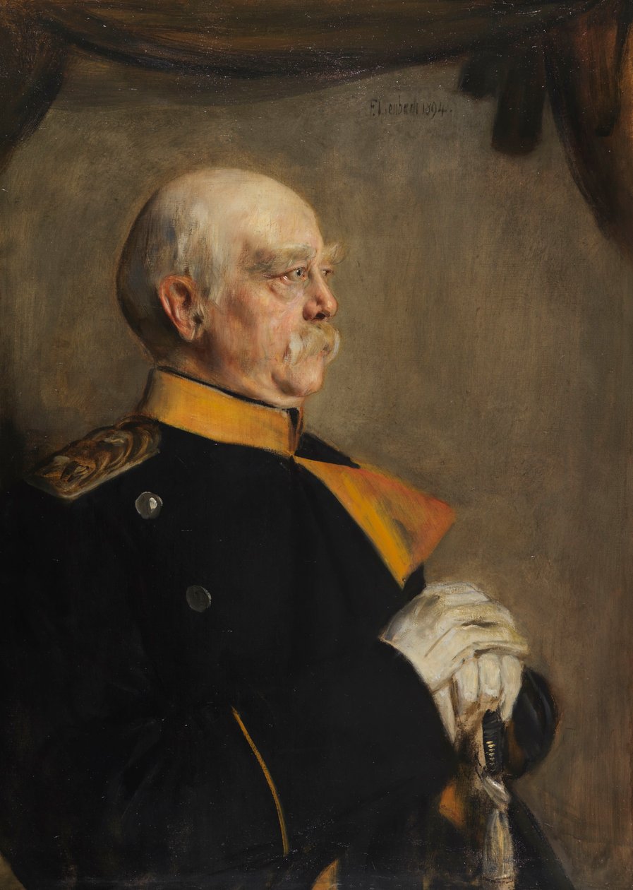 Portræt af Otto von Bismarck 1815-1898, 1894. af Franz von Lenbach