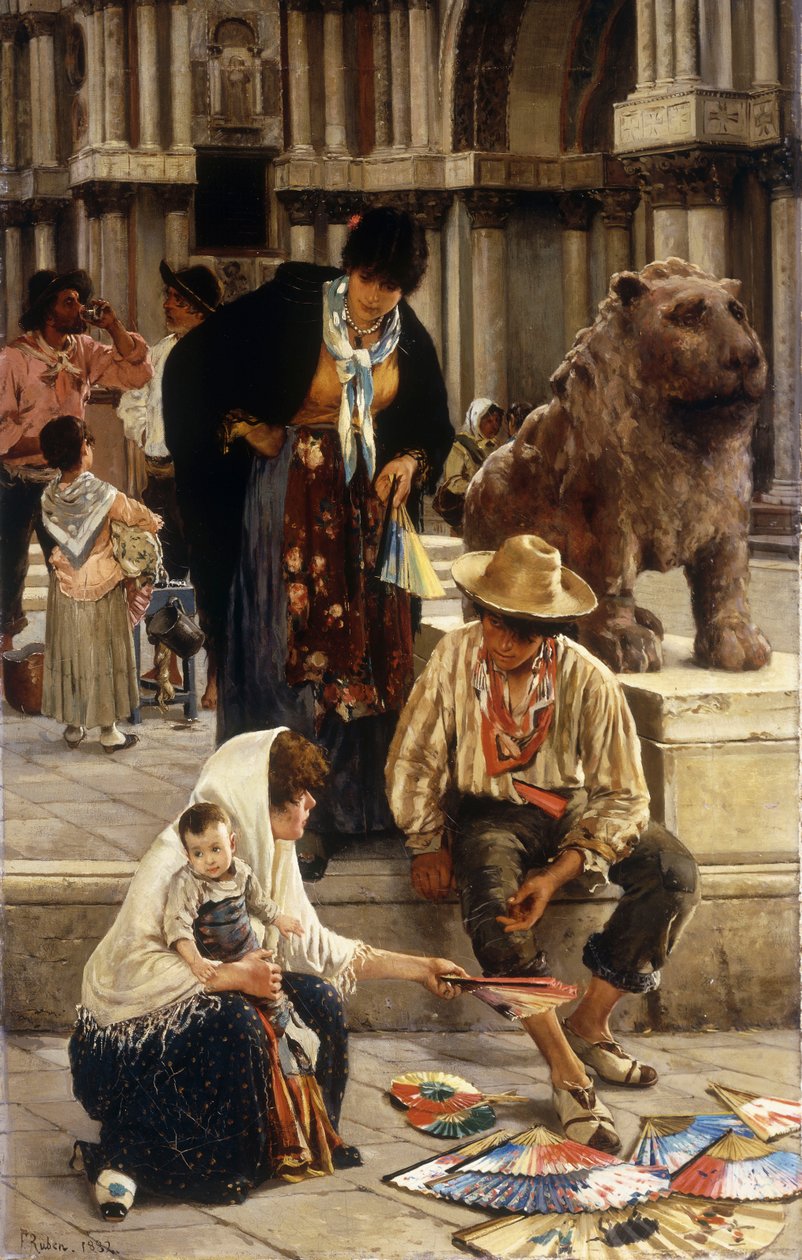 Fansælgeren, 1882 af Franz Leo Ruben