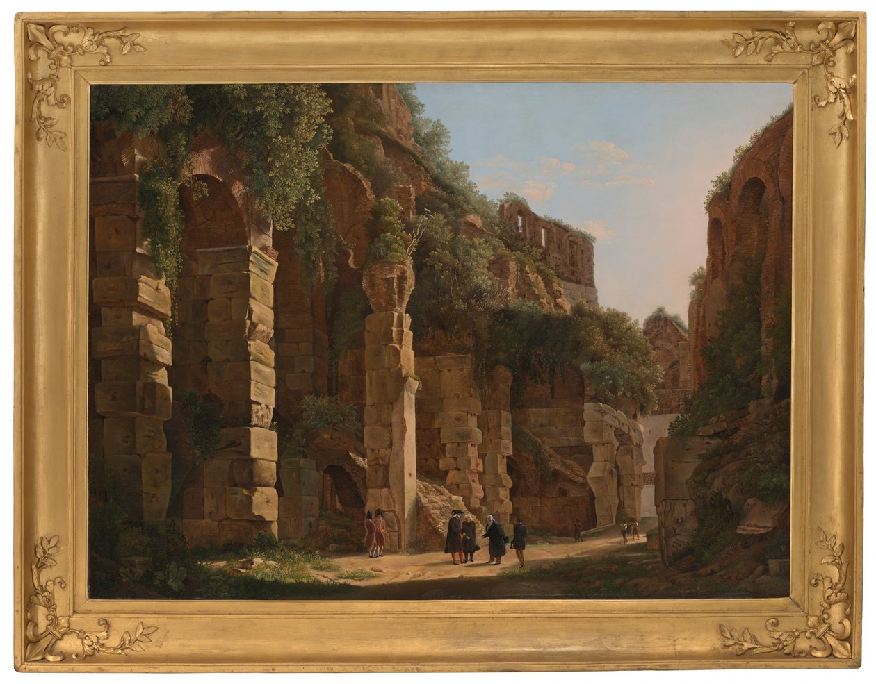 Inde i Colosseum af Franz Ludwig Catel