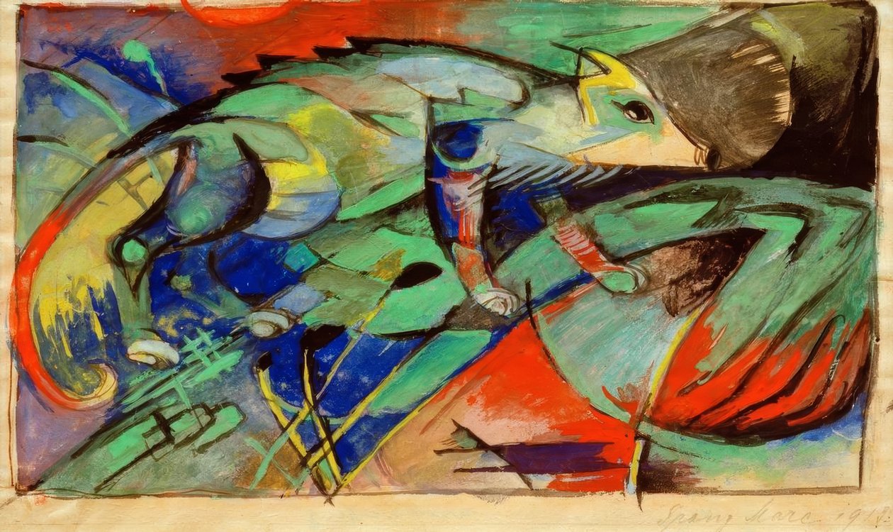 kamæleon af Franz Marc