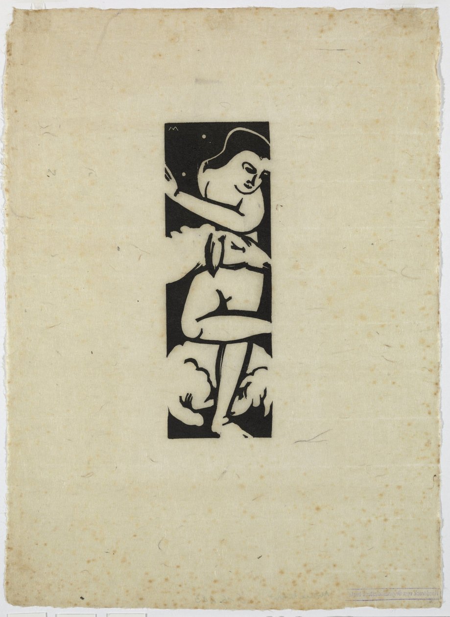 Hyrdinden af Franz Marc