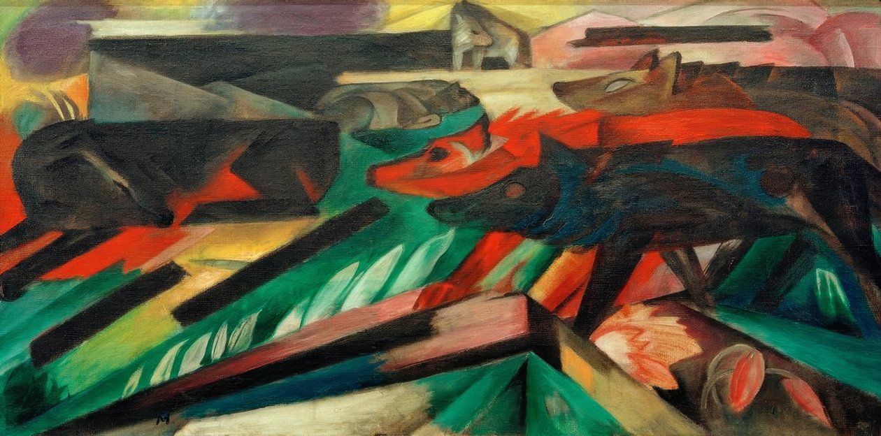 Ulvene (Balkankrigen) af Franz Marc